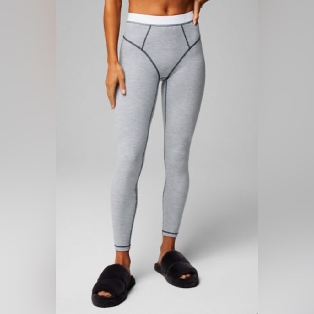 Fabletics Gray and Black Leggings